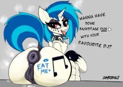 big_ass cum_drip equine equine_anus equine_pussy feral fishnet_legwear heat_(temperature) looking_at_viewer my_little_pony pony ponygirl puffy_anus seductive_look vinyl_scratch_(mlp) zombiedolly