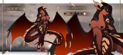 adopt breast dragoness fur furry reference_image reference_sheet yiff