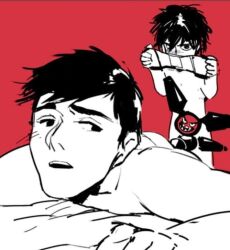 2boys anal_sex ass bed big_hero_6 bottomless brothers gay hiro_hamada incest lay_on_the_stomach marvel marvel_comics tadashi_hamada tagme toy_sex yaoi