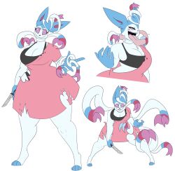 big_breasts breasts dewwydarts dewwydartz eeveelution female malice_(dewwydartz) pokemon pokemon_(species) sylveon tagme