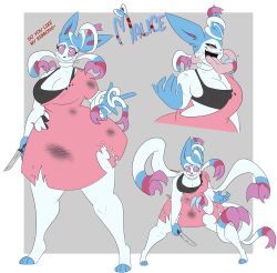 big_breasts breasts dewwydarts dewwydartz eeveelution female malice_(dewwydartz) pokemon pokemon_(species) sylveon tagme