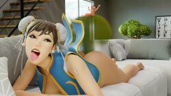 3d asian asian_female ass big_ass chun-li eruption fart fart_cloud fart_fetish farting female femdom giantess helen_parr macro micro mushroom_cloud saxanas size_difference street_fighter the_incredibles tongue tongue_out