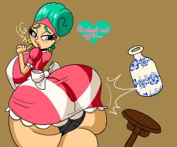 1girls apron ass aunt aunt_fanny big_ass big_breasts big_butt bottom_heavy breasts bubble_ass bubble_butt commission dialogue dress dumptruck_ass earrings english_text eyelashes fat_ass fat_butt female female_only gilf green_eyes green_hair huge_ass huge_butt human_version humanized knocking_over large_ass large_breasts large_butt light-skinned_female light_skin lipstick looking_back massive_ass massive_butt mature mature_female panties robots_(film) roga14 short_skirt sonicdude645 speech_bubble thick_ass thick_thighs top_heavy vase wide_hips