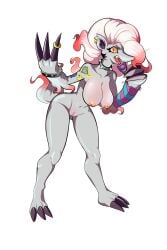 big_breasts hisuian_zoroark pokemon pokemon_(species) pussy_juice reyoscuro3090 rock_star zoroark