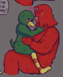 2boys don't_hug_me_i'm_scared duck_guy_(dhmis) gay male male_only naked naked_male non-human nude nude_male pollonube red_guy_(dhmis) source_not_archived