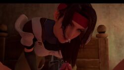 3d animated balls_deep blowjob cum cumshot_in_mouth deepthroat fellatio female final_fantasy final_fantasy_vii final_fantasy_vii_remake hardcore henrytaiwan holding_head jessie_rasberry mp4 sound true_facials video