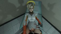 3d 3d_(artwork) blizzard_entertainment blonde_female blonde_hair dick dickgirl dickgirl/female female female_focus female_only female_penetrated female_pov futa_on_female futanari giver_pov halo laarian legs legs_up looking_at_viewer medic mercy missionary missionary_position overwatch penis penis_in_pussy penis_out pov pov_eye_contact pussy pussy_juice pussy_juice_drip sfm source_filmmaker tracer yellow_eyes