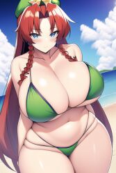 ai_generated female female_only hong_meiling jj_zalem nai_diffusion stable_diffusion tagme touhou voluptuous