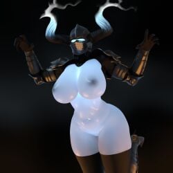 1girls areola armor armored armored_boots armored_gloves ass belly belly_button big_breasts big_butt breasts breasts_bigger_than_head curvaceous curved_horns curves curvy curvy_body curvy_female curvy_figure curvy_hips exposed exposed_breasts exposed_nipples exposed_pussy female female_focus female_knight female_only female_solo ghost ghost_girl gloves glowing_body glowing_eyes glowing_horns halloween hands_up helmet hi_res highres horns hourglass_figure huge_breasts knight knight_helmet large_ass large_butt large_thighs leather_gloves medieval_armour minotaur_knight_(popogori) nipples nude_female original original_character plate_armor popogori possessed pussy see-through_body sharp_fingernails simple_background solo solo_female solo_focus standing_on_one_leg thick_thighs thigh_gap thigh_highs thighhighs thighs unconvincing_armor voluptuous white_skin