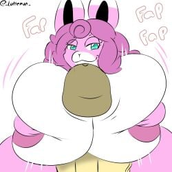 big_breasts big_penis breasts female huge_cock lattemon maria_(bunbun_maria) paizuri penis pokémon_(species) pokemon tagme wigglytuff