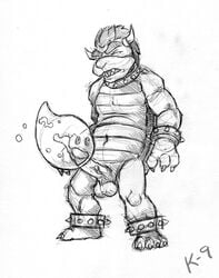 boo_(mario) bowser collar cum horns k-9 koopa male male_only mario_(series) nintendo nude penis scalie solo