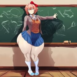 sayori (doki doki literature club) from doki doki literature club by cinderhee