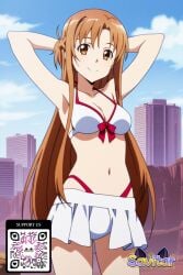 ai_generated areolae armpits asuna_(sao) bangs beach blue_sky blush braid breasts brown_eyes brown_hair casual_nudity clavicle cleft_of_venus closed_mouth clothing cloud completely_nude day eyebrows_visible_through_hair female female_only horizon littlehentai long_hair looking_at_viewer medium_breasts mountain navel nipples nude ocean orange_hair outdoor_nudity outdoors paipan savitar savitar_(artist) sidelocks sky smile solo standing stomach sunset sword_art_online thigh_gap thighs tied_hair vagina very_long_hair water yuuki_asuna