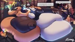 artemis_(dungeons_of_aether) bbw big_ass big_breasts blob breasts bubble_butt cirronaja dungeons_of_aether female fleet_(dungeons_of_aether) furry huge_ass huge_breasts overweight rivals_of_aether ssbbw tagme thick_thighs weight_gain wide_hips