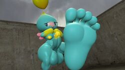 annie985 balls blush breasts chao_(sonic) feet foot_fetish foot_focus futanari humanoid male penis sega solo sonic_(series) sonic_the_hedgehog_(series) toes