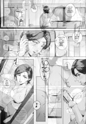 1boy 1girls big_breasts cheating_mother comic dialogue female fingering_self hairy_pussy long_video longer_than_one_minute monochrome orutoro pussy_juice pussy_licking secret_comics short_hair slideshow straight tagme tongue_kiss vertical_video video voice_acted voice_acted_comic