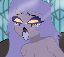 ahe_gao ahegao_face animated animated_gif emily_(hazbin_hotel) hazbin_hotel preview retzhuko_(artist) vivienne_medrano vivziepop