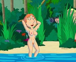 bathing_outside blackzacek chris_griffin family_guy lois_griffin