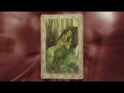 cd_projekt_red dreadlocks dryad female forest morenn nude official_art romance_card_(the_witcher) screencap screenshot the_witcher the_witcher_(series) tree