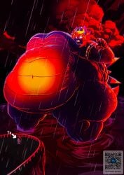 1girls 2024 absurd_res bbw belly bowser's_fury bowsette breasts chubby chubby_female chubchubbyart claws female female_focus fury_bowser giantess gigantic_belly gigantic_thighs horns huge_belly huge_breasts huge_thighs hyper_belly hypre mario_(series) massive_belly nintendo ocean overweight overweight_female plump raining red_hair rule_63 shell solo solo_female solo_focus spikes super_mario_3d_world super_mario_bros. tail thick_thighs thighs voluptuous