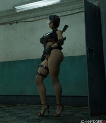 1female 1girls 3d ass aviator_sunglasses big_ass feet female foot_fetish gloves heels heels_fetish jill_valentine_(sasha_zotova) johnnydoes3d looking_away police posing posing_for_picture posing_for_the_viewer resident_evil resident_evil_3 resident_evil_3_remake s.t.a.r.s save_point sling_bikini standing sunglasses swimsuit thick_ass thick_hips thick_legs thick_thighs tinted_eyewear weapon