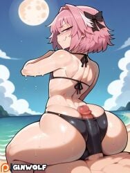 ass astolfo_(fate) bikini fate/grand_order femboy ginwolf