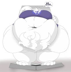 bbw big_breasts breasts castdraws_(artist) female furry huge_breasts milf overweight tagme thick_thighs toriel undertale wide_hips