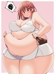 1girls 2022 annoyed belly blush breasts chubby chubby_female cleavage fat_fetish female female_focus hips huge_belly huge_breasts kanojo_okarishimasu kurocaze matching_hair/eyes overweight overweight_female red_eyes red_hair sakurasawa_sumi solo solo_female solo_focus thick_thighs thighs thunder_thighs tight_clothing wide_hips