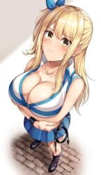 amagi_korona big_breasts breasts fairy_tail female looking_at_viewer lucy_heartfilia tagme