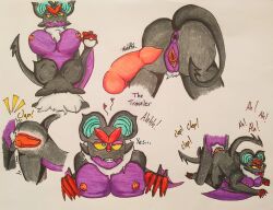 anthro big_breasts evolution fur furry mega_evolution noivern pokemon pokemon_(species) yiff