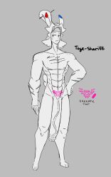 abs flaccid hyper hyper_penis male_only mob_face muscular_male pokémon_(species) pokemon pokemon_(species) pokemon_dppt pubic_tattoo shewiff shewiff_(shewiff) togekiss