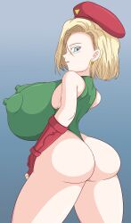 android 18 from capcom by toshiso