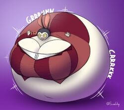 big_breasts breasts female inflation morbidly_obese spherical_inflation sumghy sunken_head sunken_limbs tagme