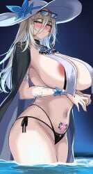 1girls aponia areolae big_breasts big_thighs blush breast_curtains breasts busty cleavage drogod_(artist) female female_only gigantic_breasts hat honkai_(series) honkai_impact_3rd huge_breasts huge_thighs large_breasts large_thighs long_hair massive_breasts nipple_slip pubic_tattoo solo solo_female thick_thighs thighs voluptuous