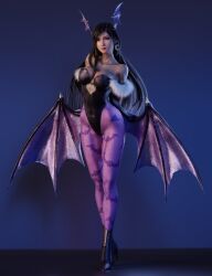 morrigan aensland from darkstalkers by ria-neearts