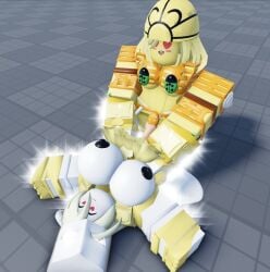 1boy 1girls 3d anika420 cum cum_in_pussy cum_on_floor female gold_experience male penis roblox self_upload stand_(jjba) tagme the_world_over_heaven vagina vaginal_sex