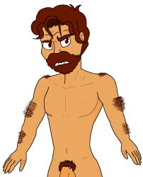 1boy 1male angry angry_face beard biceps big_nose big_penis brown_beard brown_hair brown_pubic_hair cain_(iwbaal) closed_mouth color colored covered_penis digital_art digital_drawing_(artwork) digital_media digital_media_(artwork) hair hairy hairy_male ibispaintx iwbaal light-skinned_male light_skin male male_focus male_only male_solo mouth mouth_closed muscles muscular muscular_male naked naked_male no_clothes no_clothing no_sex nude nude_male original original_character pubic_hair red_eyes solo_male teeth teeth_showing teeth_visible transparent_background white_sclera