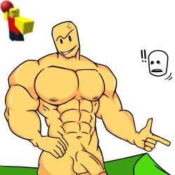 baller bara big_penis boss_fighting_stages gay kendrick_nsfw male naked nude roblox roblox_game robloxian shocked solo tagme wink yaoi