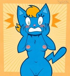 anthro breasts cat chipposter furry katy_kat parappa_the_rapper pussy