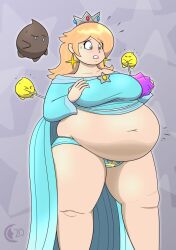 belly big_ass big_belly big_breasts chocend chubby chubby_female fat fat_ass huge_ass huge_breasts luma mario_(series) obese obese_female overweight overweight_female polari princess_rosalina star_bits super_mario_galaxy tagme