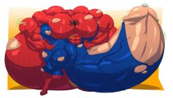 abs balls biceps cerulien47 growth hyper hyper_balls hyper_genitalia hyper_penis hyper_testicles male male_focus male_only marvel marvel_comics muscle_growth muscles muscular muscular_arms muscular_ass muscular_back muscular_legs muscular_male muscular_thighs nipple_bulge nipples pecs penis penis_growth peter_parker ripped_clothing skin_tight skinsuit spider-man spider-man_(series) testicles tight_fit tight_suit veins veiny_penis