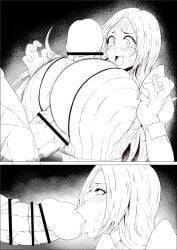 1boy 1boy1girl 1girls 2_panel_comic :>= :o big_breasts big_penis black_and_white bleach blush breast_bigger_than_head breast_hold breast_press breast_squeeze breast_squish breasts breasts_out breasts_outside busty censor_bar censored censored_penis comic_panel duo female female_focus gigantic_breasts gigantic_penis hair huge_breasts huge_cock inoue_orihime licking licking_penis long_hair long_penis long_tongue looking_at_penis looking_at_viewer looking_down looking_pleasured looking_up male massive_breasts massive_penis mucc naughty naughty_face naughty_smile orgasm orgasm_face paizuri panels partial_male partially_clothed partially_clothed_female penis penis_in_face penis_in_front_of_face penis_in_mouth penis_size_difference sketch surprised surprised_expression surprised_face tears tears_in_eyes tears_of_orgasmic_joy tears_of_pleasure tongue tongue_around_penis tongue_fucking tongue_in_mouth tongue_out tongue_wrap voluptuous voluptuous_female