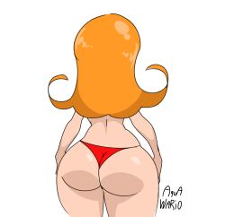 aqua_wario ass mario_(series) mona_(warioware) nintendo wario_(series) warioware