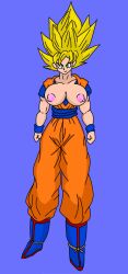 dragon_ball dragon_ball_z female_goku female_saiyan goku iceboy128 saiyan son_goku super_saiyan