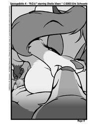 breasts canine comic eric_schwartz female fox kissing male penis pov sheila_vixen spoogefolio_4 straight unzipping