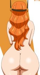 darkuro_27 egghead female female_only naked nami nude one_piece orange_hair post-timeskip solo tagme white_skin