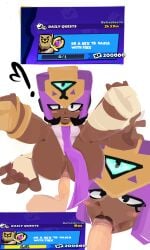 black_body black_hair blowjob brawl_stars brawl_stars_najia brawlstars brawlstarsnsfwt brush brushing chibi chibi_style daily_mission egiptian game helmet mission najia_(brawl_stars) no_panties penile_penetration penis penis_in_pussy purple_helmet pussy sex sex_from_front sucking_dick sucking_penis uncomfortable white_penis