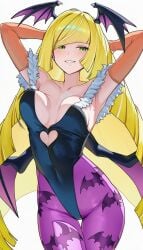 lusamine (pokemon) from darkstalkers by circle ueponzu