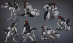 2026 amazon_position animal_genitalia animal_penis anthro anthro_on_anthro anthro_penetrated anthro_penetrating anthro_penetrating_anthro anus areola biped black_body black_fur black_hair braided_hair breasts canine_genitalia canine_penis claws cowgirl_position creepy_gun cunnilingus digital_media_(artwork) dominant duo ear_piercing ear_ring erection female female_anthro female_penetrated from_front_position fur genital_piercing genitals grey_body grey_fur hair hi_res intraspecies knot larger_dom larger_female larger_penetrated male male/female male_anthro male_penetrating male_penetrating_female multicolored_body multicolored_fur multicolored_hair nipples on_bottom on_top oral penetration penile penile_penetration penis penis_in_vagina penis_piercing piercing prince_albert_piercing red_hair red_penis ring_piercing sergal sex size_difference smaller_male toe_claws two_tone_body two_tone_fur vaginal_penetration white_body white_fur