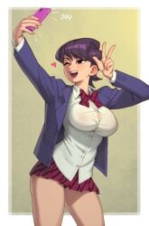 komi shuuko from komi-san wa komyushou desu by rizdraws